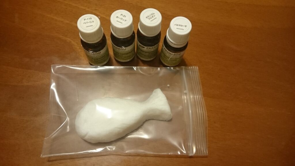 NARDアドバイザー講座で使用した精油と手作り石鹸の実習記録