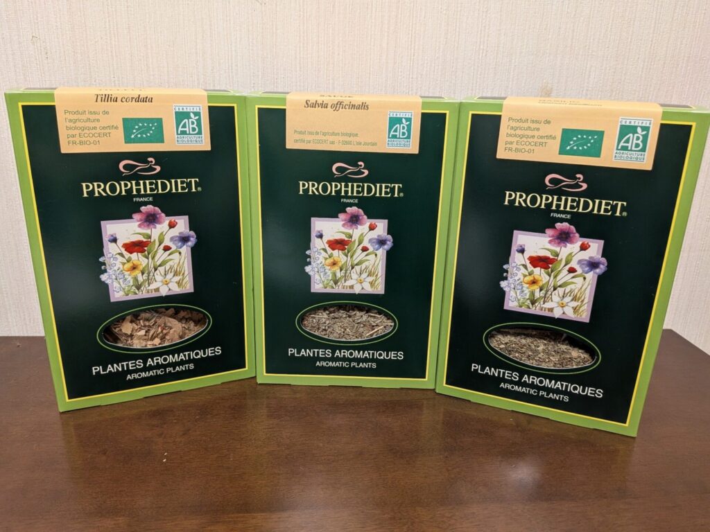 プロフィダイエ社のオーガニックハーブ商品。フランス・エコサート認証の高品質ハーブ