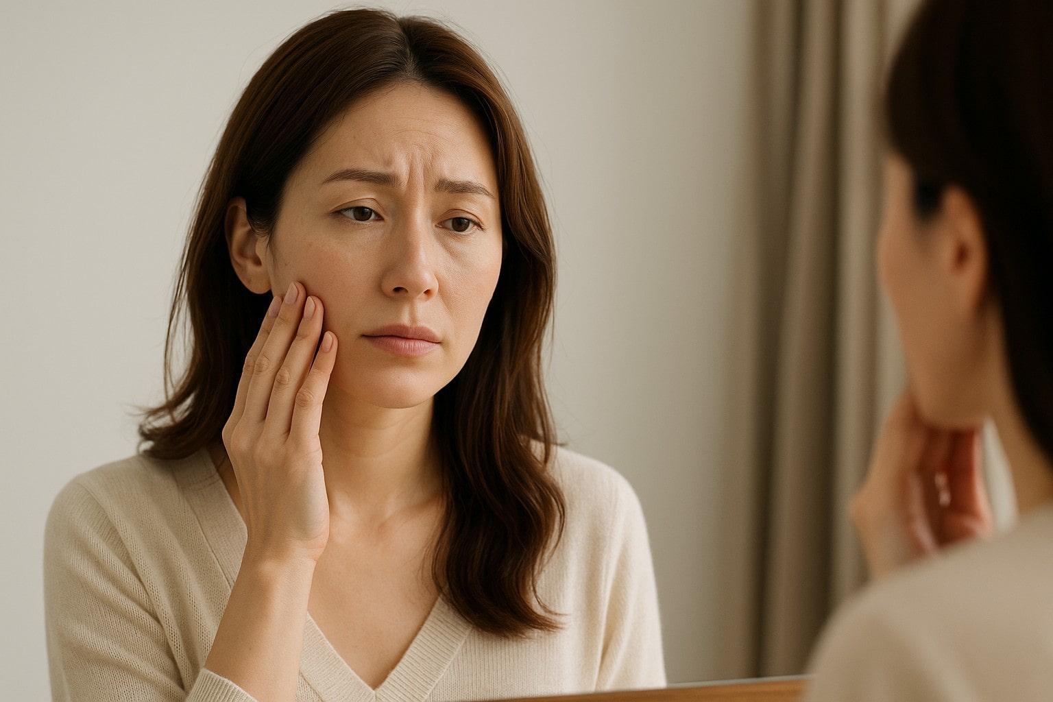 アラフィフ必見!老化肌・しみ、しわ、たるみ、毛穴の開き、黄ぐすみ対策